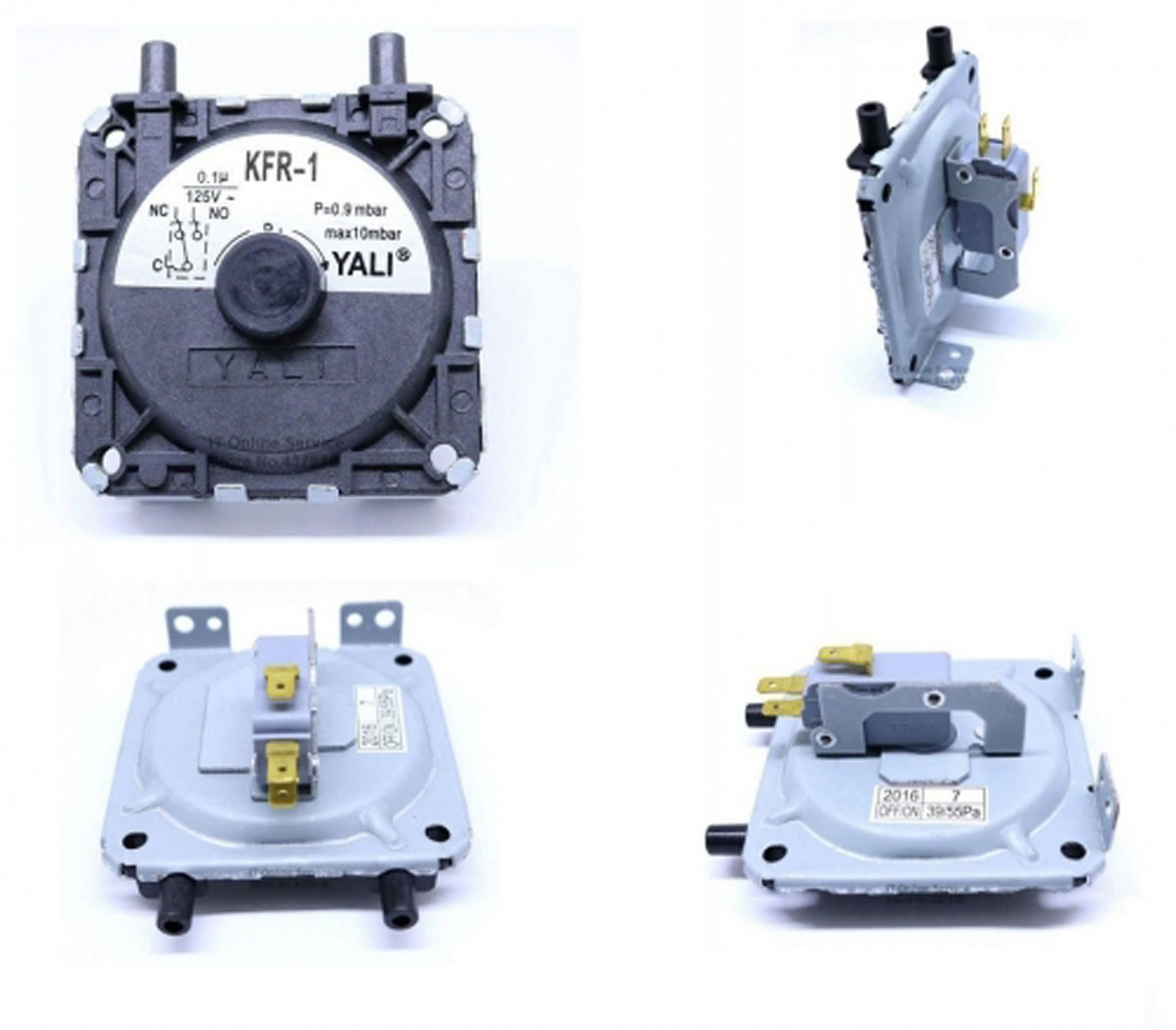 Прессостат YALI KFR-1 0,9-10 mbar (3-контакта)